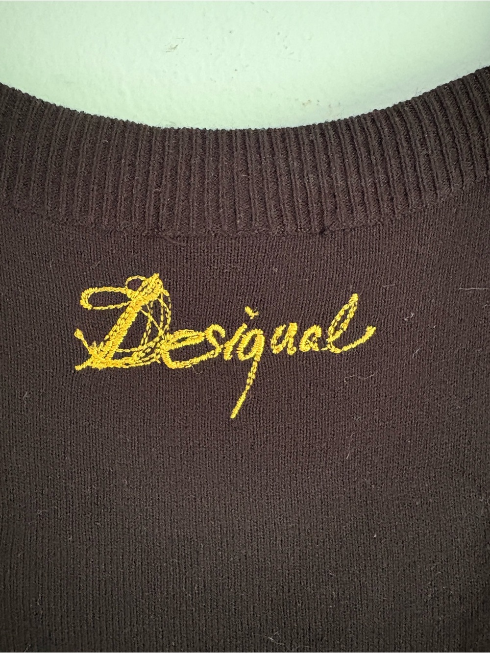 Desigual Mandala Y2K Knit Dress with sequins & embroidery - Picture 8 of 9